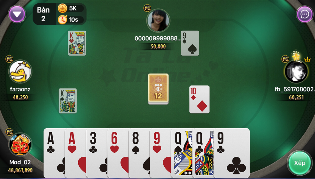 Hướng dẫn chơi game bài tá lả online cho bạn đọc topdoithuong365