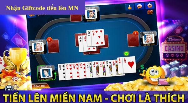 Hướng dẫn cách nhận Giftcode tiến lên miền nam